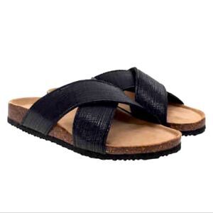 Western Chief Ladies’ Metallic Cross Sandal